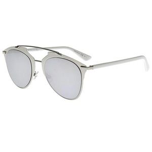 DIOR DIOR REFLECTED Palladium White/grey Silver Sunglasses Reflective